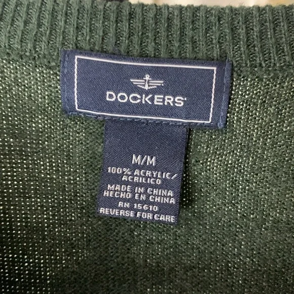 Dockers Men’s Medium Argyle Sweater - Picture 2 of 7